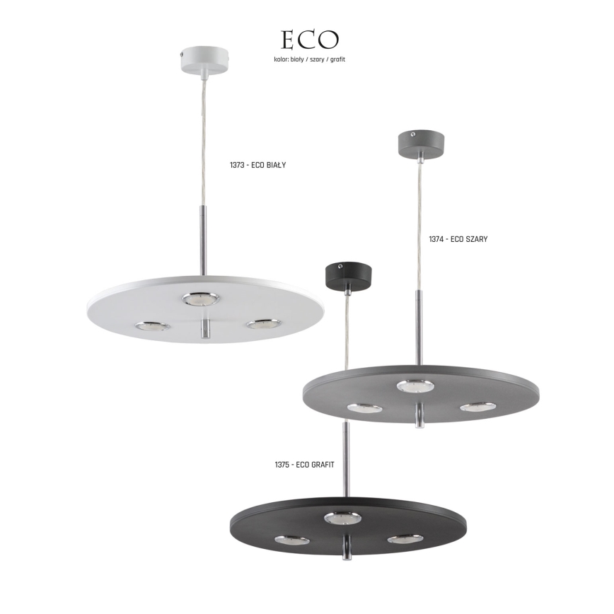 Jupiter 1373 - BI - LED viseće svetlo ECO LED/8,5W/230V