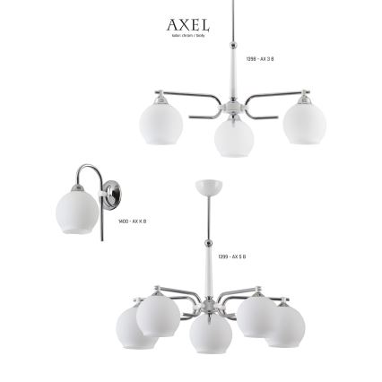 Jupiter 1398 - AX 3 B - Luster na šipci AXEL 3xE27/60W/230V