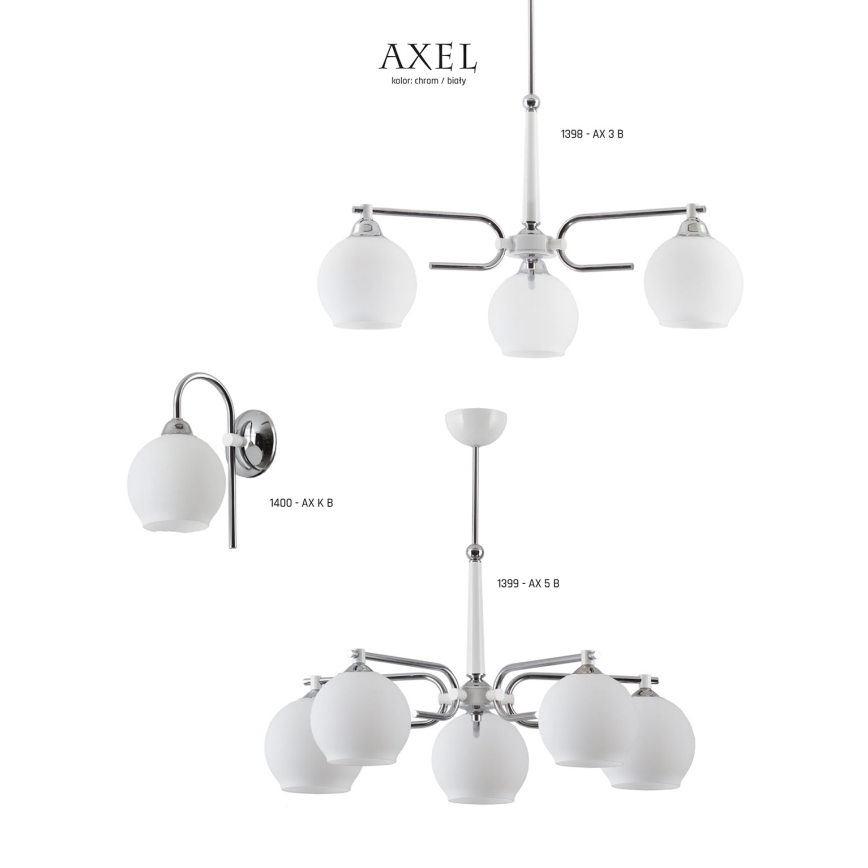 Jupiter 1398 - AX 3 B - Luster na šipci AXEL 3xE27/60W/230V