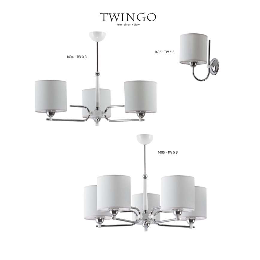 Jupiter 1404 - TW 3 B - Luster na šipci TWINGO 3xE27/60W/230V