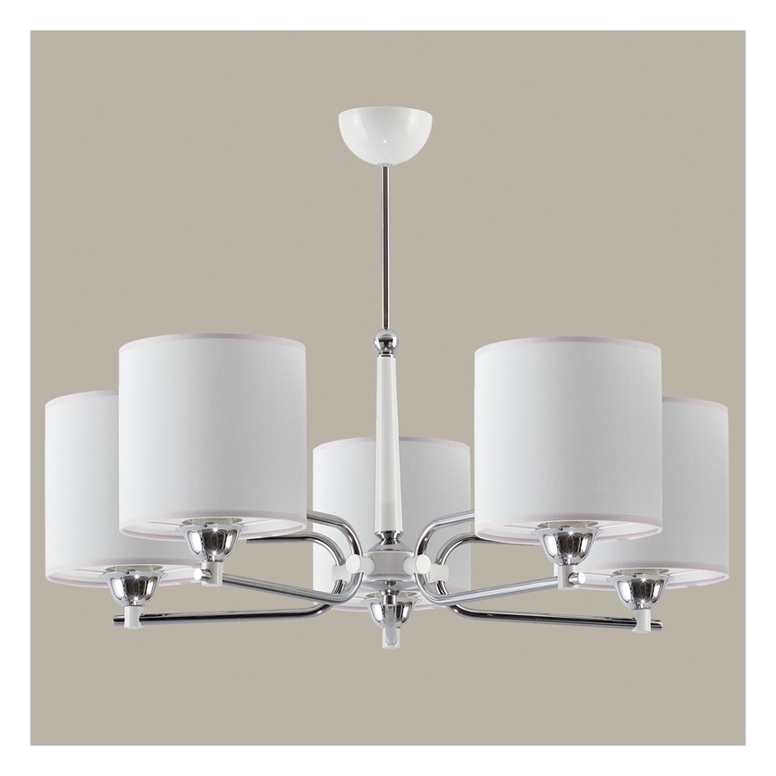 Jupiter 1405 - TW 5 B - Luster na štangu TWINGO 5xE27/60W/230V
