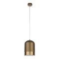 Jupiter 1648 - luster na sajli DIXON 1xE27/60W/230V mesing/bela