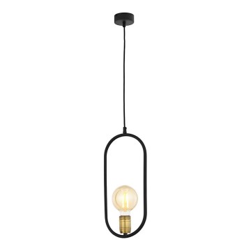 Jupiter 1817 - PI1 E27 - Luster na lanku PONTI 1xE14/40W/230V crna