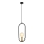 Jupiter 1817 - PI1 E27 - Luster na lanku PONTI 1xE14/40W/230V crna