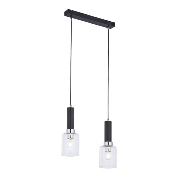 Jupiter 1868 - TU2 - Viseći luster na sajli TULUZA 2xE27/60W/230V srebran