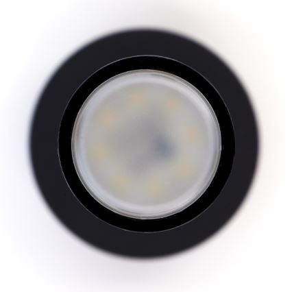 Jupiter 2003 - Luster na sajli ALAS 1xGU10/10W/230V crna/zlatna