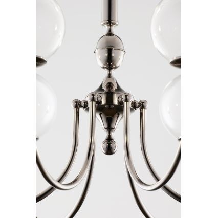 Jupiter 2022 - Luster na lancu BRILLANTE 6xG9/10W/230V sjajni hrom