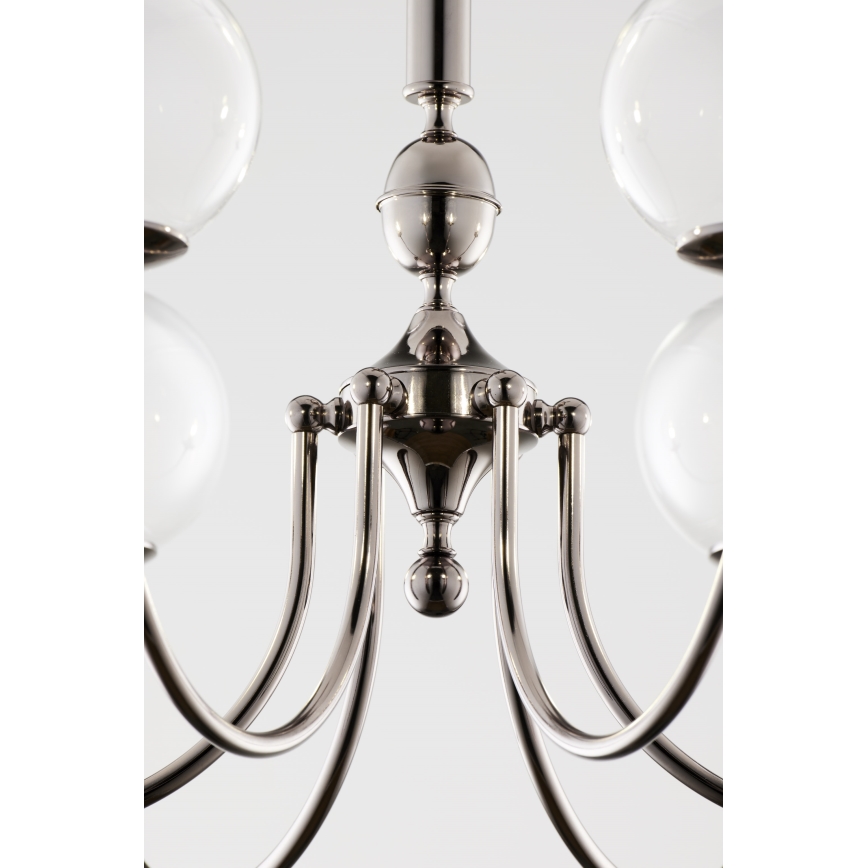Jupiter 2022 - Luster na lancu BRILLANTE 6xG9/10W/230V sjajni hrom