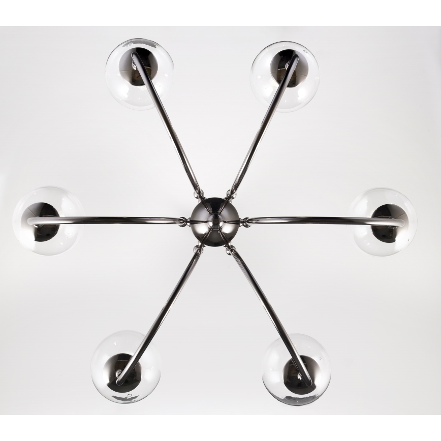 Jupiter 2022 - Luster na lancu BRILLANTE 6xG9/10W/230V sjajni hrom