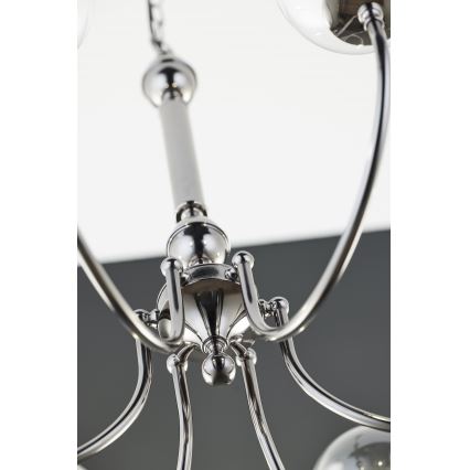 Jupiter 2022 - Luster na lancu BRILLANTE 6xG9/10W/230V sjajni hrom