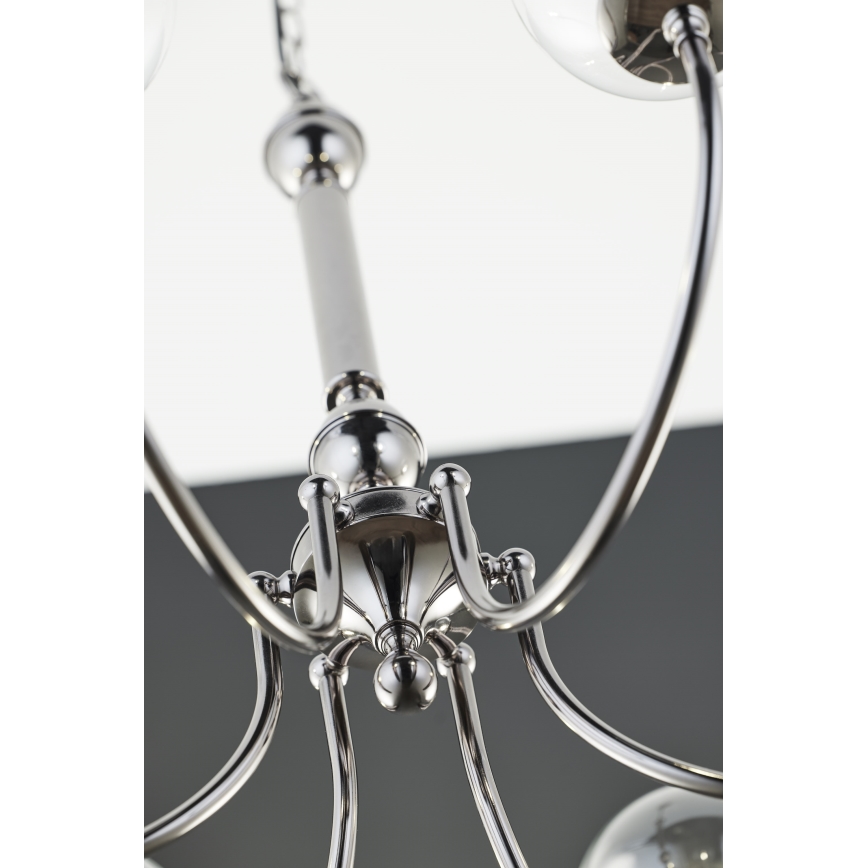 Jupiter 2022 - Luster na lancu BRILLANTE 6xG9/10W/230V sjajni hrom