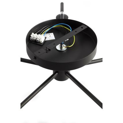 Jupiter 2047 - Plafonski luster PRATO 5xG9/10W/230V crna/bež