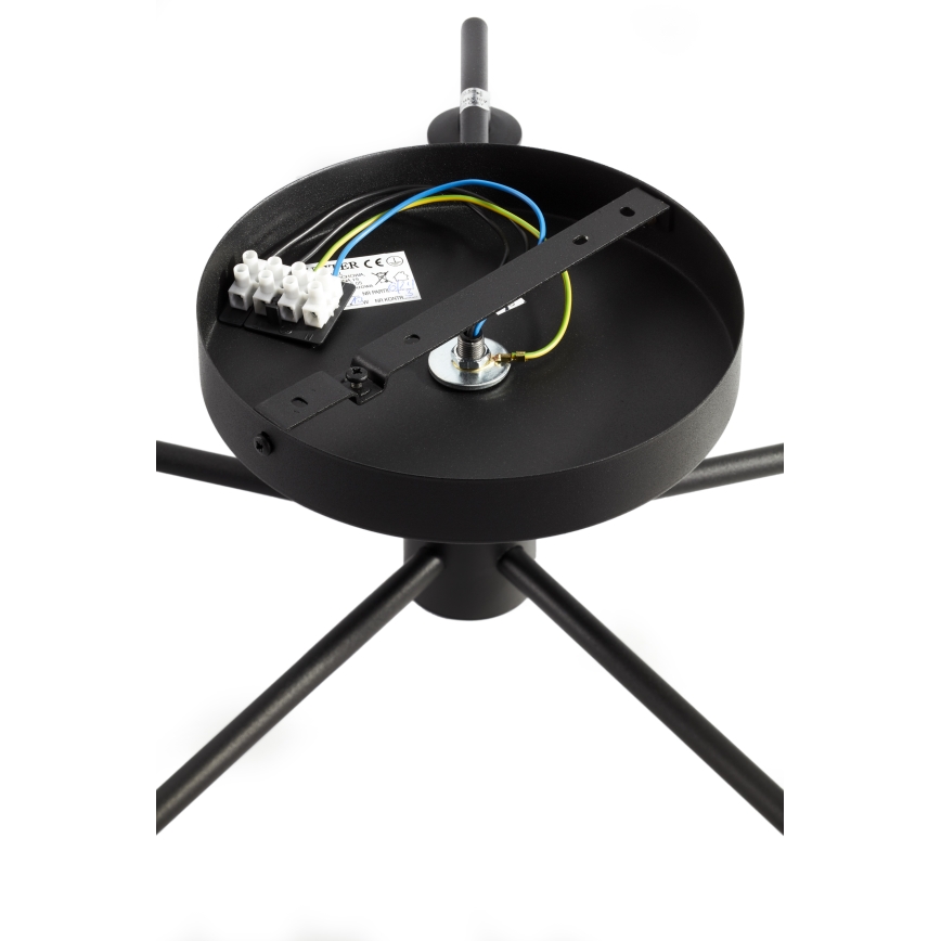 Jupiter 2047 - Plafonski luster PRATO 5xG9/10W/230V crna/bež