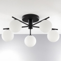 Jupiter 2049 - Plafonski luster PRATO 5xG9/14W/230V crna/bela