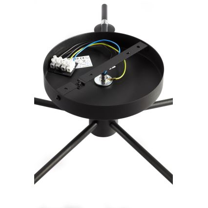 Jupiter 2049 - Plafonski luster PRATO 5xG9/14W/230V crna/bela