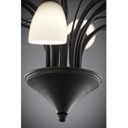 Jupiter 2056 - Luster na šipci GLORIOSA 10xG9/14W/230V crna