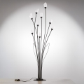 Jupiter 2058 - Stojeća lampa GLORIOSA 9xG9/14W/230V crna