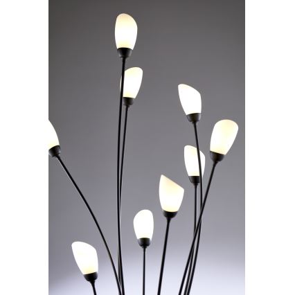 Jupiter 2058 - Stojeća lampa GLORIOSA 9xG9/14W/230V crna