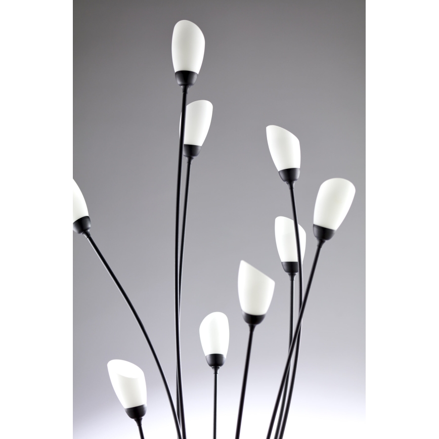 Jupiter 2058 - Stojeća lampa GLORIOSA 9xG9/14W/230V crna