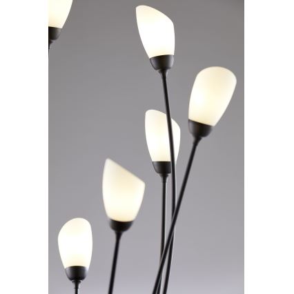 Jupiter 2058 - Stojeća lampa GLORIOSA 9xG9/14W/230V crna