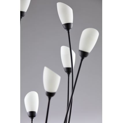 Jupiter 2058 - Stojeća lampa GLORIOSA 9xG9/14W/230V crna
