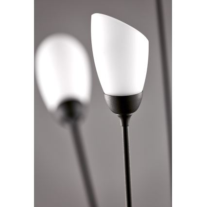 Jupiter 2058 - Stojeća lampa GLORIOSA 9xG9/14W/230V crna