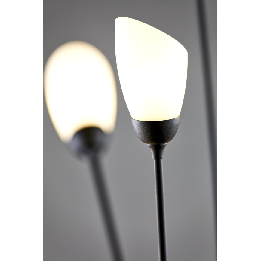 Jupiter 2058 - Stojeća lampa GLORIOSA 9xG9/14W/230V crna