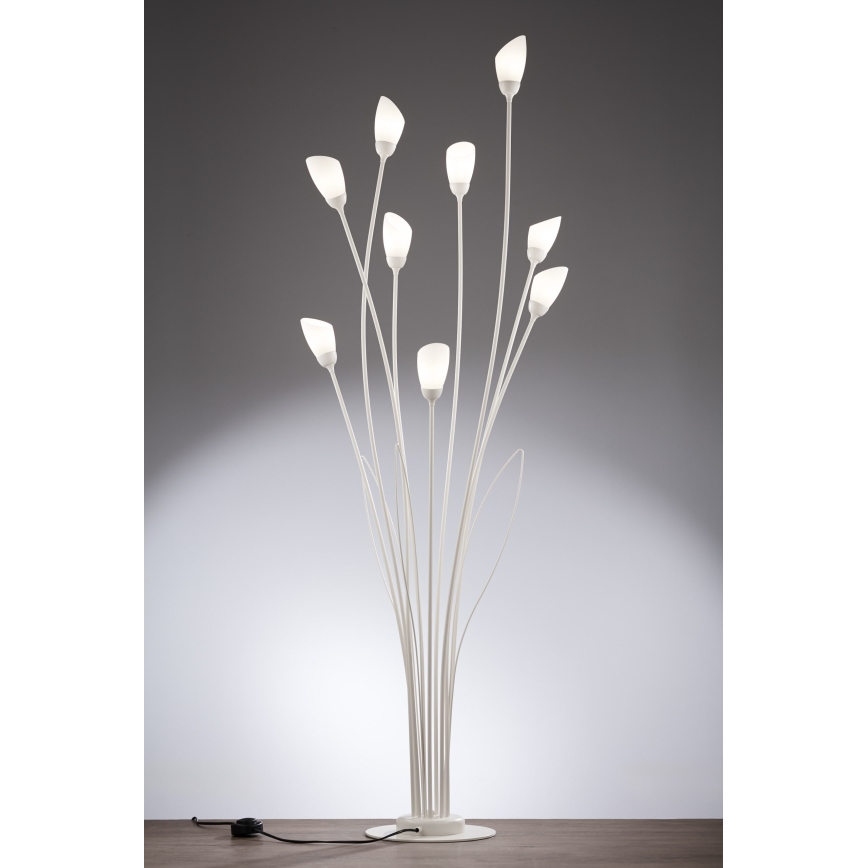 Jupiter 2063 - Stojeća lampa GLORIOSA 9xG9/14W/230V krem boje