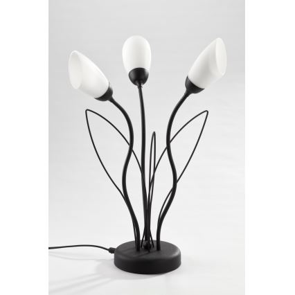 Jupiter 2065 - Stona lampa GLORIOSA 3xG9/14W/230V crna