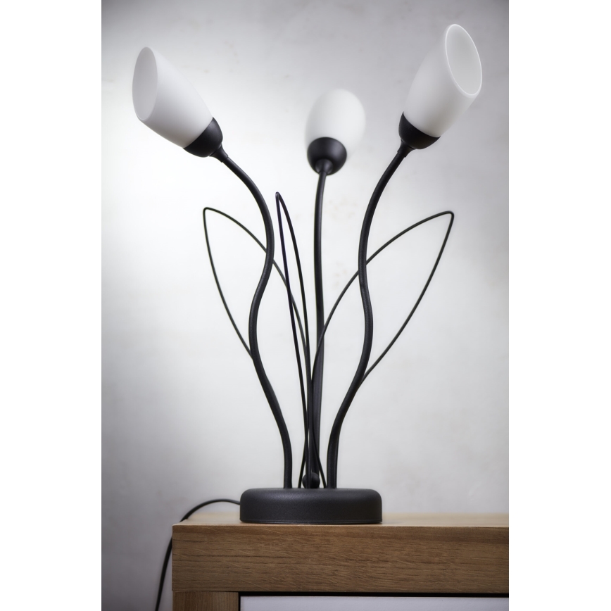 Jupiter 2065 - Stona lampa GLORIOSA 3xG9/14W/230V crna