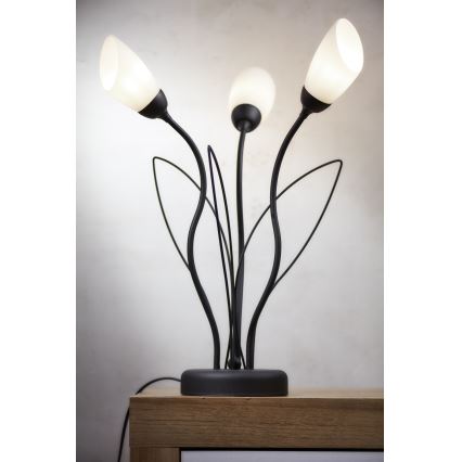 Jupiter 2065 - Stona lampa GLORIOSA 3xG9/14W/230V crna