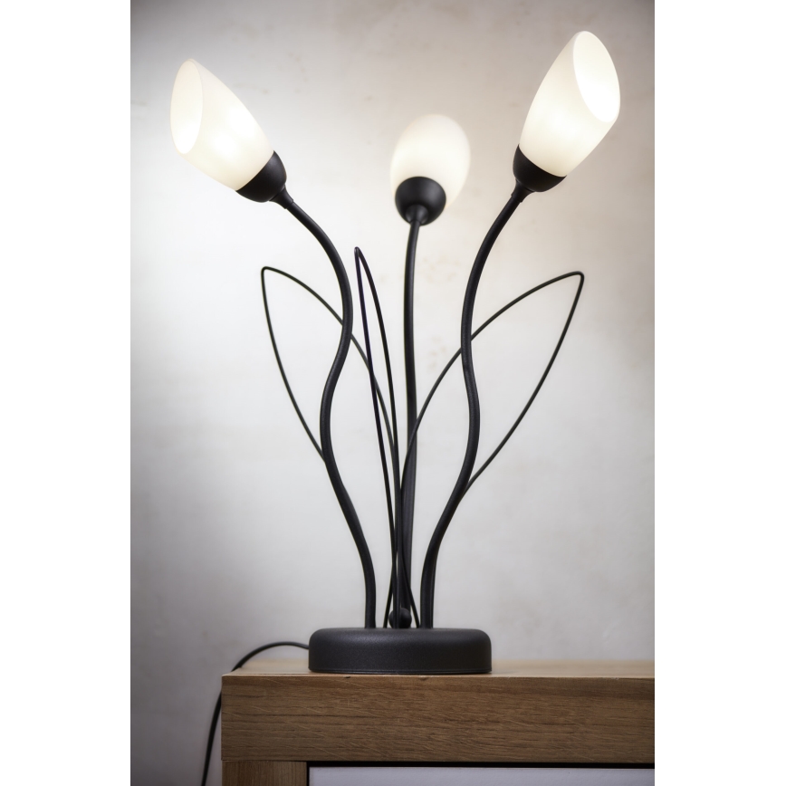 Jupiter 2065 - Stona lampa GLORIOSA 3xG9/14W/230V crna