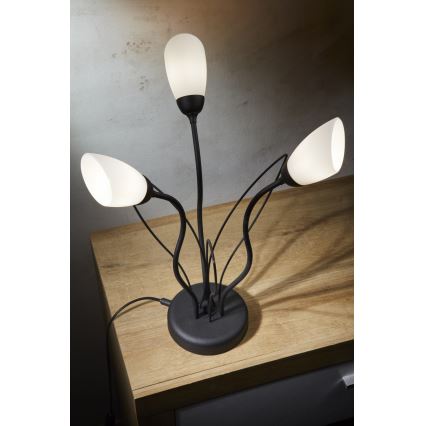 Jupiter 2065 - Stona lampa GLORIOSA 3xG9/14W/230V crna