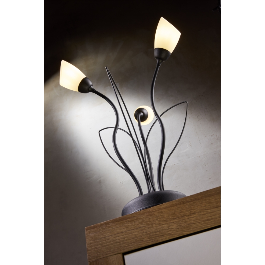 Jupiter 2065 - Stona lampa GLORIOSA 3xG9/14W/230V crna