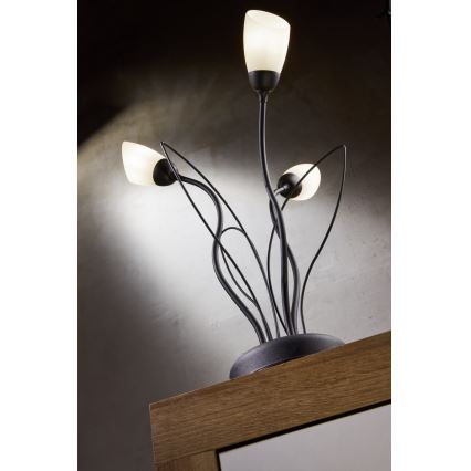 Jupiter 2065 - Stona lampa GLORIOSA 3xG9/14W/230V crna