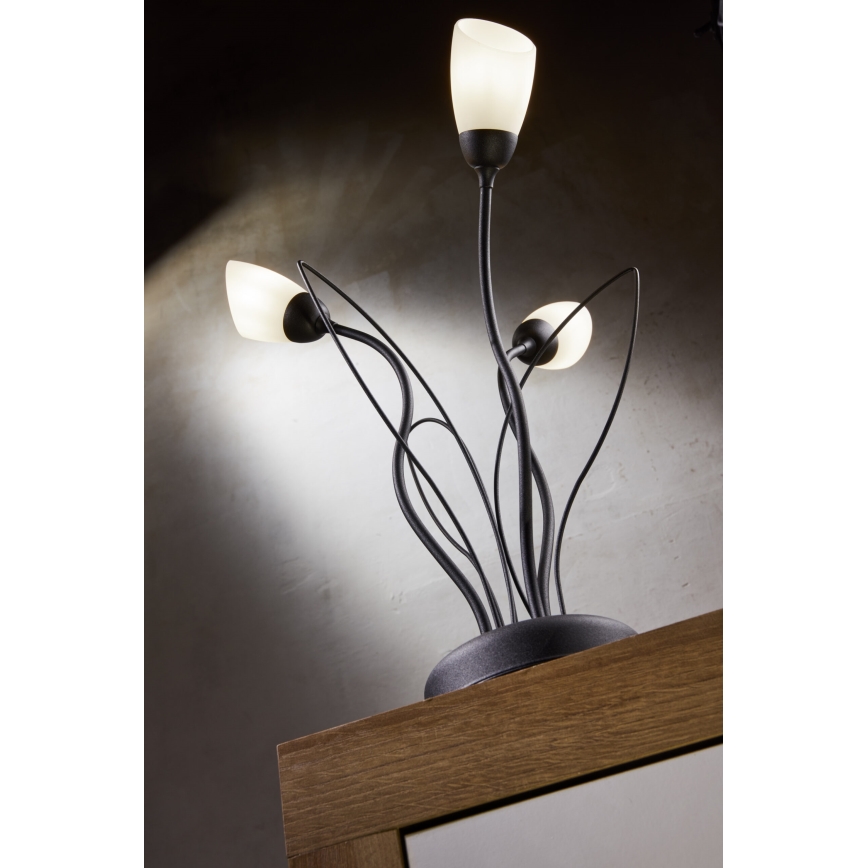 Jupiter 2065 - Stona lampa GLORIOSA 3xG9/14W/230V crna