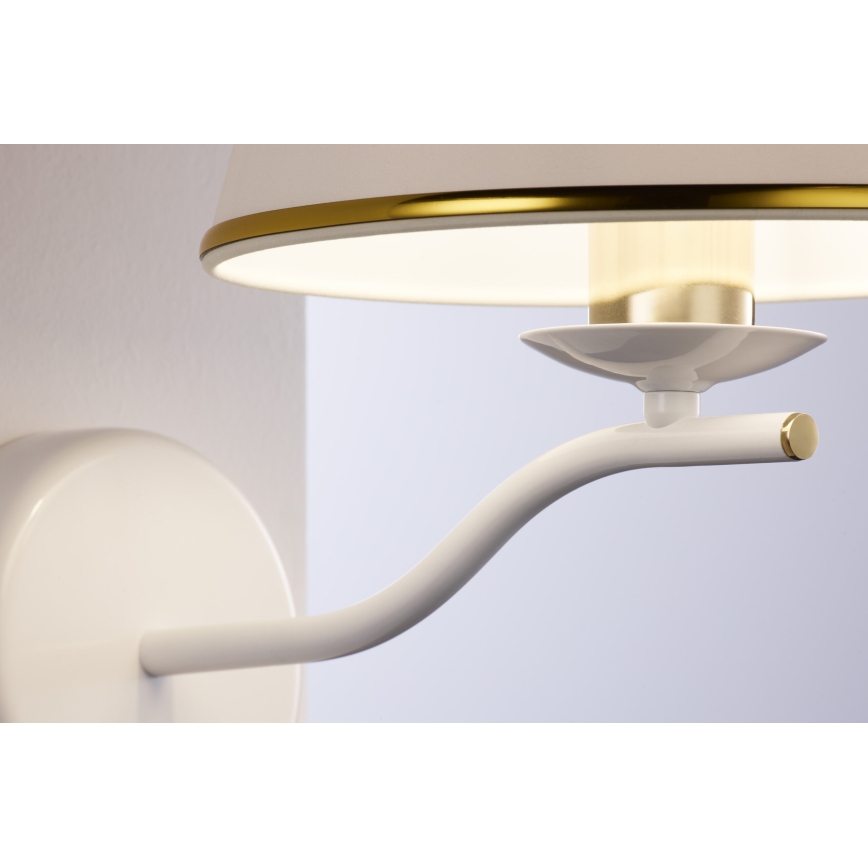Jupiter 2086 - Zidna lampa SAMBA 1xE27/15W/230V bela/zlatna
