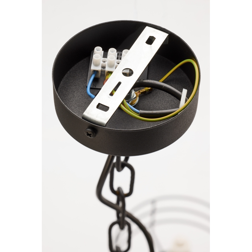 Jupiter 2101 - Luster na lancu ARTHUR 5xE27/15W/230V plave/crne boje