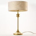 Jupiter 2112 - Stona lampa KASZMIR 1xE27/15W/230V bela/zlatna/dekor mermera