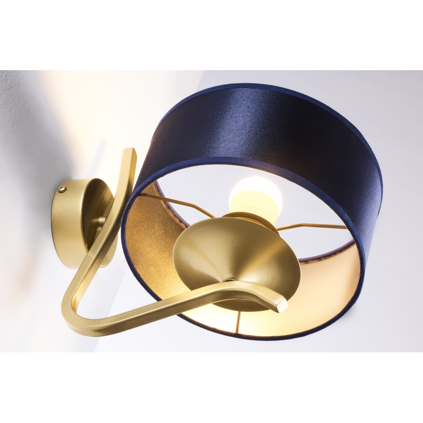 Jupiter 2115 - Zidna lampa KASZMIR 1xE27/15W/230V plava/zlatna