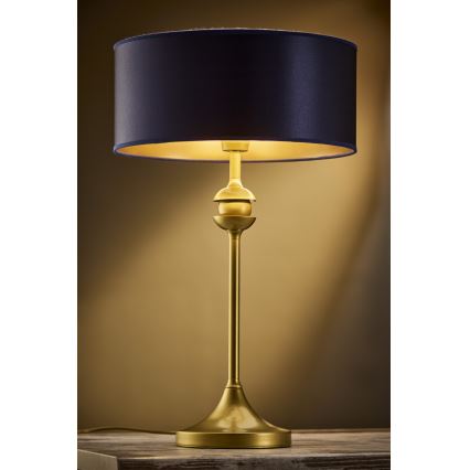 Jupiter 2116 - Stona lampa KASZMIR 1xE27/15W/230V plava/zlatna