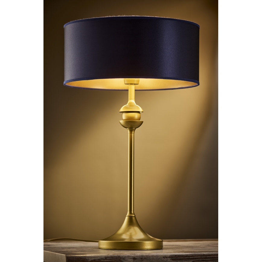 Jupiter 2116 - Stona lampa KASZMIR 1xE27/15W/230V plava/zlatna