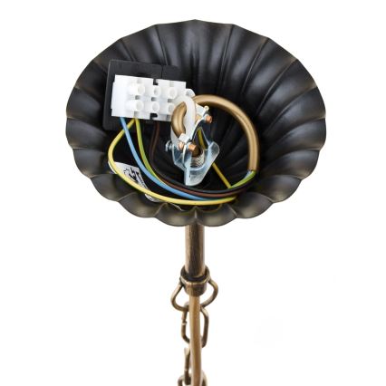 Jupiter 225 - KO 8 - Luster na lancu KORONA 8xE14/40W/230V