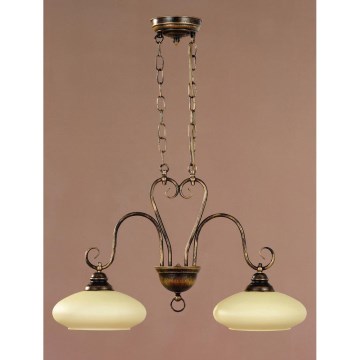 Jupiter 390 - BO-2 - Luster sa visećim lancem BOLERO 2xE27/60W/230V