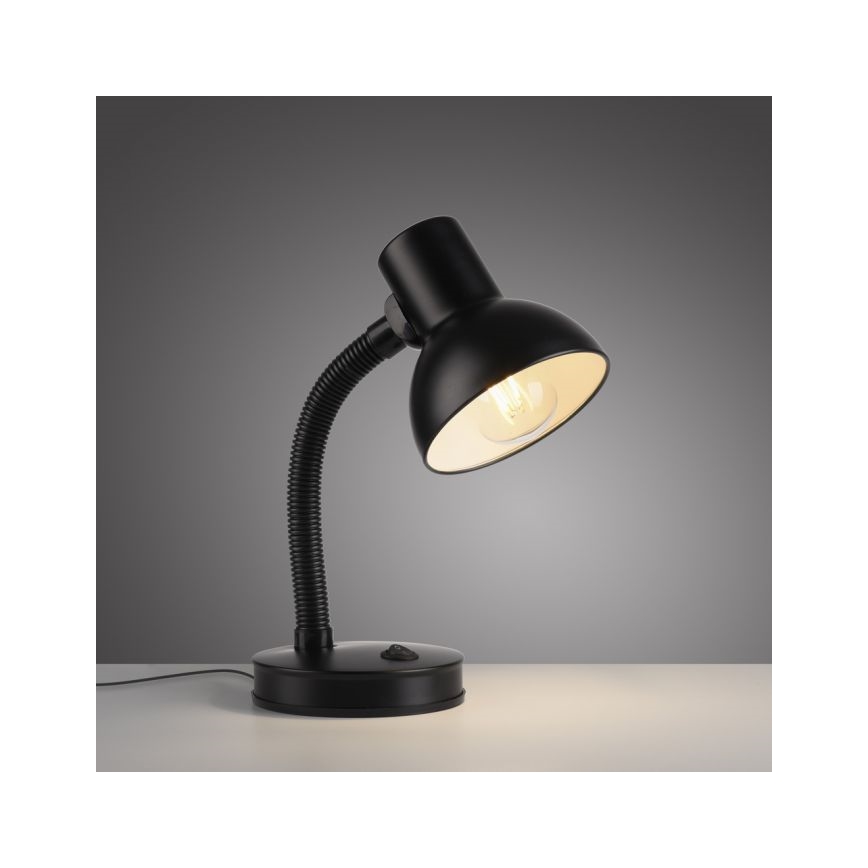 JUST LIGHT. 11080-18 - Fleksibilna stona lampa FLEXI 1xE27/25W/230V crna
