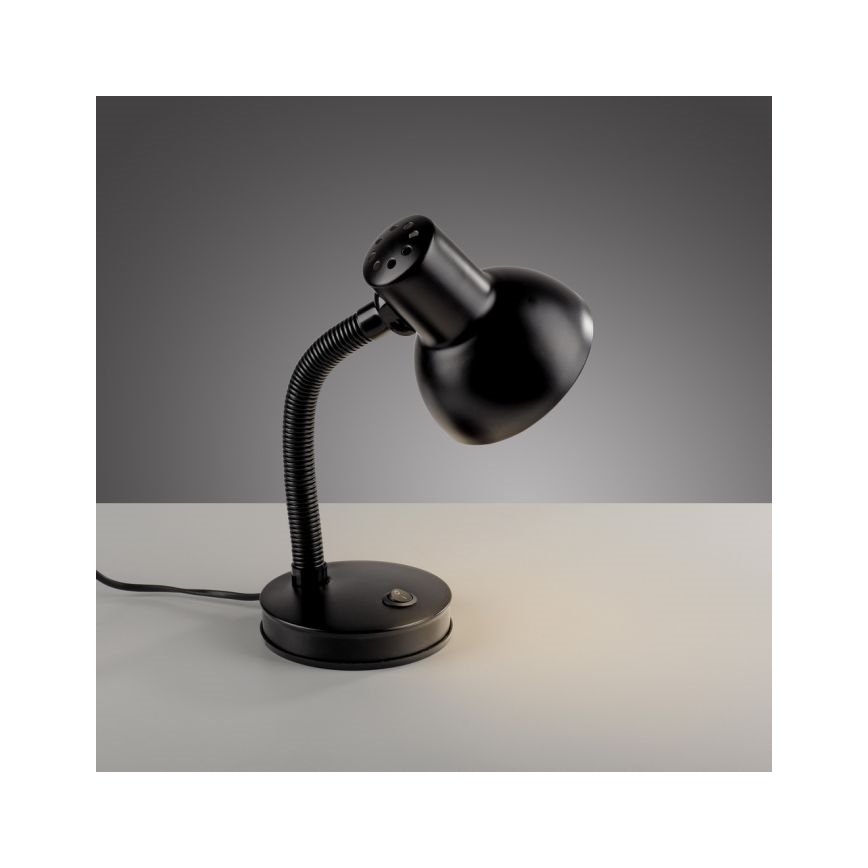 JUST LIGHT. 11080-18 - Fleksibilna stona lampa FLEXI 1xE27/25W/230V crna