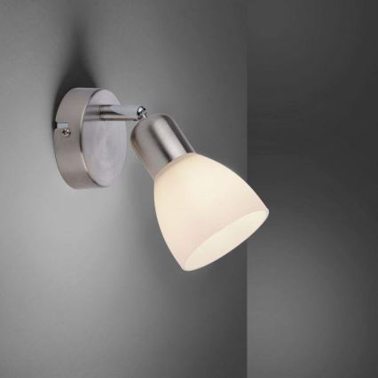 JUST LIGHT. 11951-55 - Zidno spot svetlo KARO 1xE14/40W/230V mat hrom