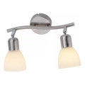 JUST LIGHT. 11952-55 - Spot svetiljka KARO 2xE14/40W/230V matni hrom