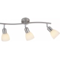 JUST LIGHT. 11953-55 - Plafonsko spot svetlo KARO 3xE14/40W/230V mat hrom