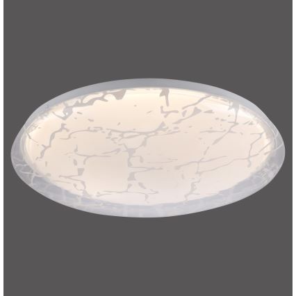 JUST LIGHT. 14008-16 - LED prigušiva plafonska svetiljka ART PLAFO LED/20W/230V 2700-6500K prečnika 38 cm bela + daljinski upravljač